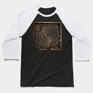 "The Dark and Twisty Labyrinth" Baseball T-Shirt